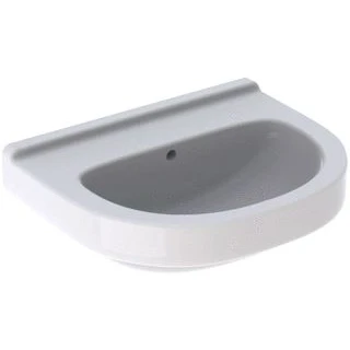 Afbeelding van Geberit 300 Basic Arco wastafel 60 x 49 cm wit z/kraangat m/overloop