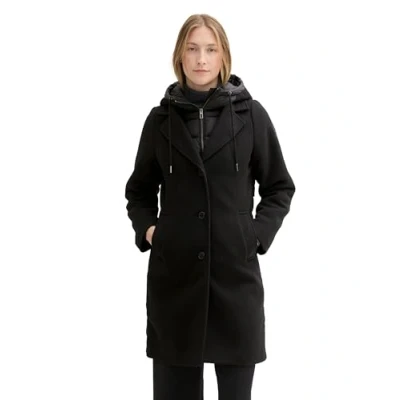 Afbeelding van TOM TAILOR Dames 1042904 jas, 14482 Deep Black, XL, XL