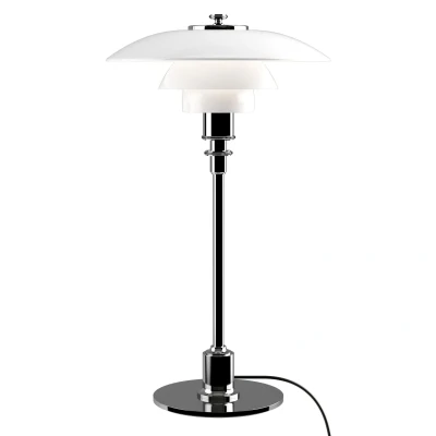 Afbeelding van Louis Poulsen PH 3,5 2,5 tafellamp glas, hoogglans verchroomd