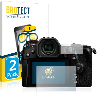 Afbeelding van BROTECT Screenprotector voor Panasonic Lumix DC G9 Folie Beschermfolie transparant (2 Stuks)