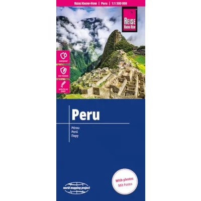 Afbeelding van Reise Know How Landkarte Peru 1 : 1.500.000: world mapping project