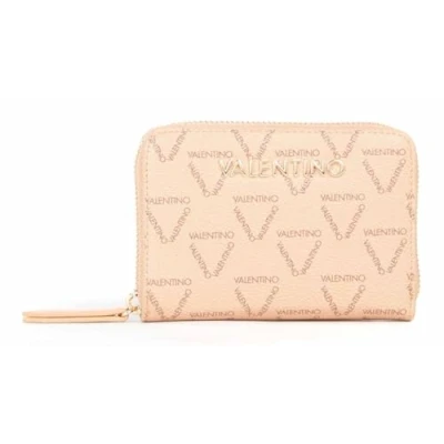 Afbeelding van VALENTINO Portemonnee Lady Re Zip Around Wallet Beige / Multicolor