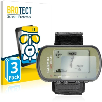 Afbeelding van BROTECT Screenprotector voor Garmin Foretrex 401 Folie Beschermfolie Beschermglas transparant (3 Stuks)