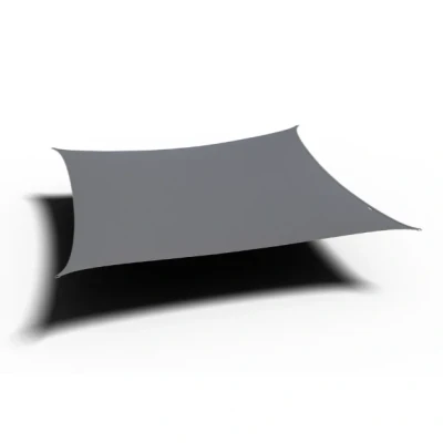 Afbeelding van Platinum Sun &amp; Shade Dreamsail Schaduwdoek Vierkant 400 Grijs Zonwering