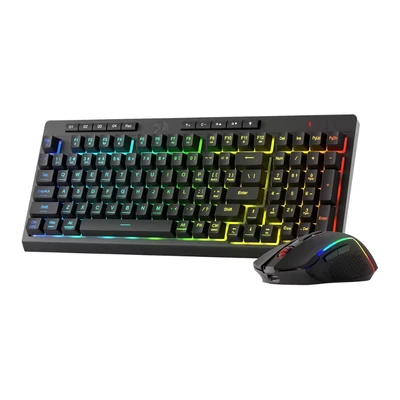 Afbeelding van Redragon BS142 Draadloos gaming toetsenbord en muis combinatie K515 PRO RGB membraan M693 in het pakket, 98 toetsen