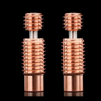Afbeelding van BZ 3D 2PCS V6 Bimetal Heat Break,Bi Metal Heatbreak for Volcano Hotend,Heater Block Prusa i3 MK2 MK3 1.75MM Filament Smooth.(Bi Metal)