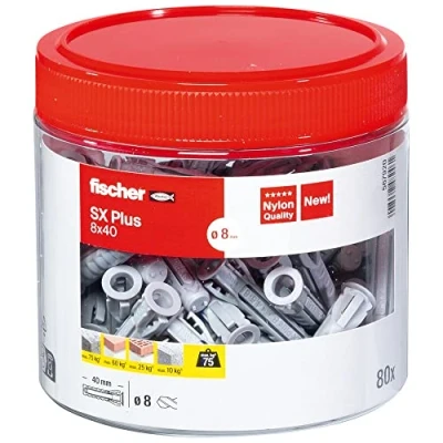 Afbeelding van fischer plug SX Plus 8 x 40 box