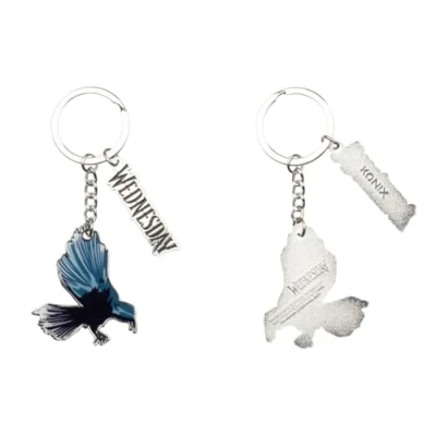 Afbeelding van Konix, Sleutelhanger, Woensdag sleutelhanger Crow