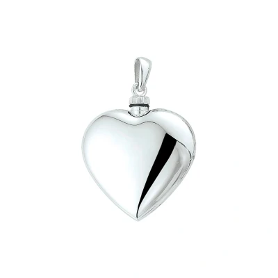 Afbeelding van Gedenksieraden Urnhanger Hart zilver 27 x 26,5 mm