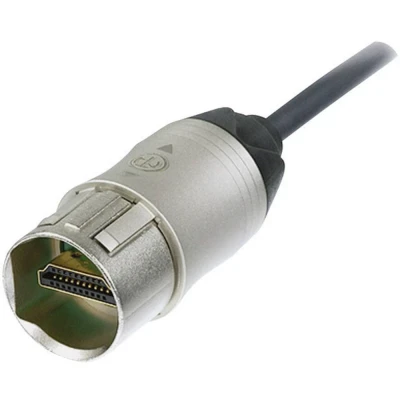 Afbeelding van Neutrik HDMI Aansluitkabel A stekker, stekker 5.00 m Nikkel NKHDMI 5 Monteerbaar kabel
