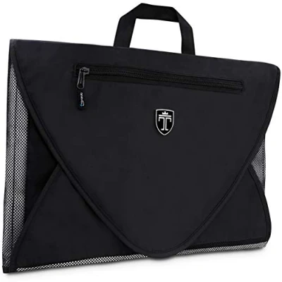 Afbeelding van TRAVANDO overhemdentas met vouwhulp koffer overhemden kreukvrij blouses kledingtas inpaktas reisbenodigdheden organiser business suit