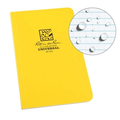 Afbeelding van All Weather Notebook Geel Nr. 374 12x18cm