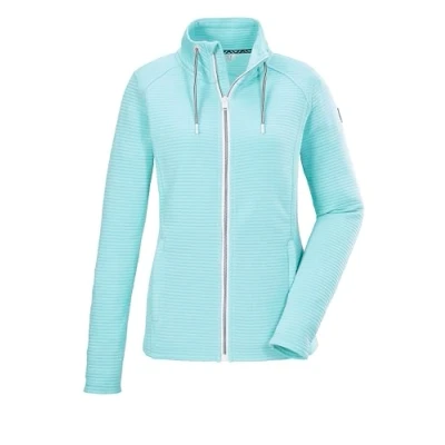 Afbeelding van killtec dames Powerstretch jack met opstaande kraag KOS 24 WMN FLX JCKT, hellaqua, 38, 42850 000