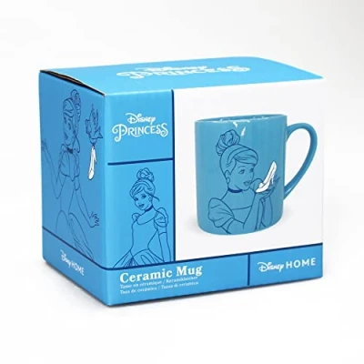 Afbeelding van Disney Half Moon Bay Assepoester Mok Boxed 325ml Vaatwasser en Magnetron Safe Princess Geschenken