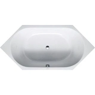 Afbeelding van Duravit D Code bad acryl zeshoekig 190x90x40cm wit Tijdloze uitstraling