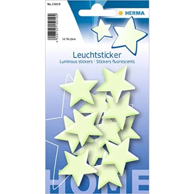 Afbeelding van Herma 15019 Stickers Glow in the dark mini Stars