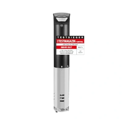 Afbeelding van Caso SV 1200 Slimme sous vide koker, snelle verwarming dankzij krachtige watt, volledig waterbestendig, stick bestuurbaar met de Control app, 3D circulatie