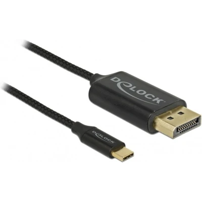 Afbeelding van Premium USB C naar DisplayPort kabel met DP Alt Mode (4K 60 Hz) / nylon 1 meter