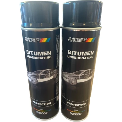 Afbeelding van Motip bitumen undercoating spray (000007) 6 stuks 500 ml