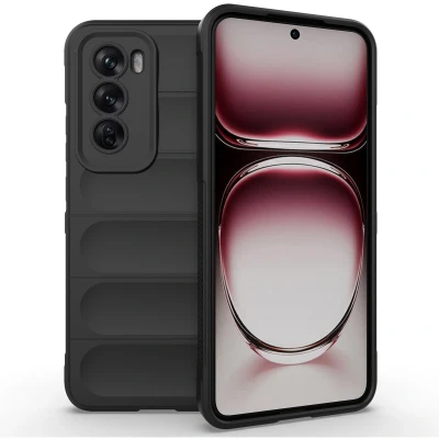 Afbeelding van Oppo Reno 12 Pro Hoesje Siliconen en TPU (zacht) imoshion Softcase/Backcover Zwart Telefoonhoesje