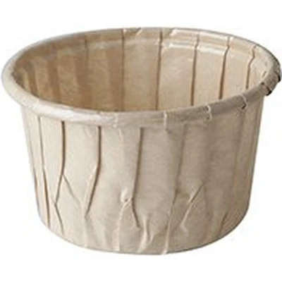 Afbeelding van Papstar Bakvorm &quot;puur&quot;, rond, 105 ml, Bruin van 100% cellulose, diepvriesbestendig, geschikt voor, Bakblik,