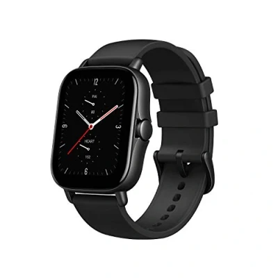 Afbeelding van Amazfit GTS 2E 1,65&quot; AMOLED Scherm 24 Dagen Batterijduur 90 Sport Modes Obsidian Black