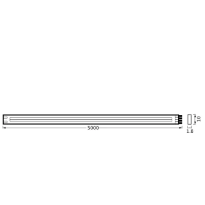 Afbeelding van Ledvance LED Strip 5M 35W 2700K/6500K 220V/240V IP20