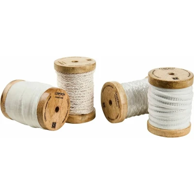 Afbeelding van LOBERON Lint set van 4 Arceno wit