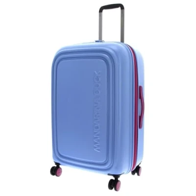 Afbeelding van Mandarina Duck Logo + Trolley Medium EXP, Cotton Candy, Linea Iconica di in policarbonato