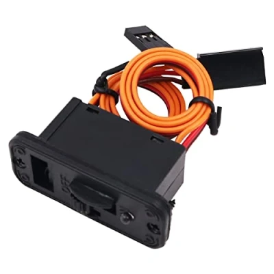 Afbeelding van WANGCL RC Vliegtuig Power On/Off Schakelaars Tuimelschakelaars Heavy Duty LED Schakelaar met JR interface voor Auto