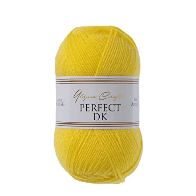 Afbeelding van Utopia Crafts DK Dubbel Breiend Garen, 100g (Gele Maïs)