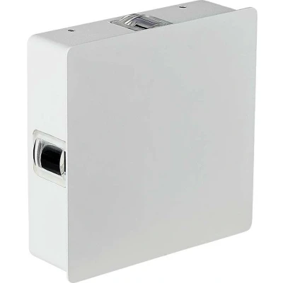 Afbeelding van V TAC VT 704 N LED wandlamp Vierkant IP65 Witte behuizing 4 Watt 428 Lumen 3000K