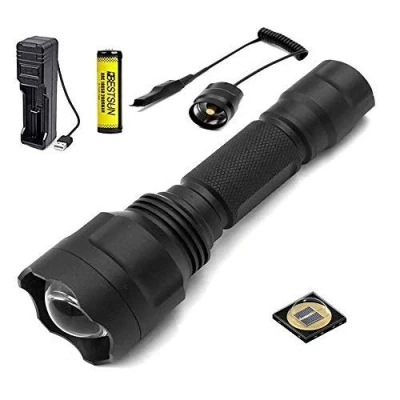 Afbeelding van 940nm IR Jacht Torch, illuminator Zaklamp Nachtjacht Infrarood Licht Zoom able 38mm Lens is Onzichtbaar voor Menselijke Ogen te worden gebruikt met &amp; Nachtzicht Apparaat