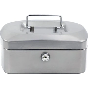 Afbeelding van Acropaq geldkoffer, ft 20,5 x 16 9 cm, zilver