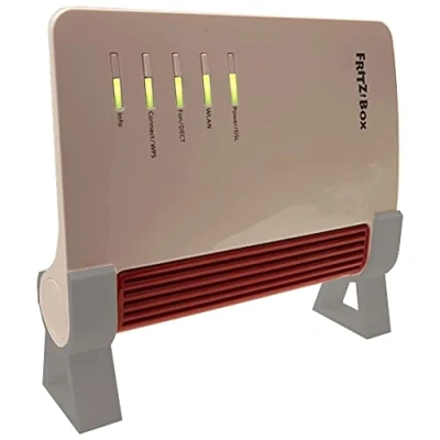Afbeelding van ULROAD Standaard geschikt voor AVM Fritz!Box Router Stand Fritz Box 7530 AC N 7510 6890 5530 6850 grijs