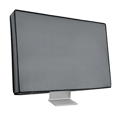 Afbeelding van kwmobile beschermhoes Monitor geschikt voor 24 26&quot; hoes Computerscherm cover Computer accessoires PC scherm stofkap in grijs