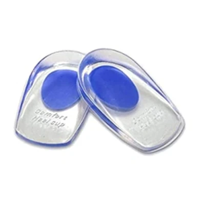 Afbeelding van VivoFoot 2 paar gel hielbekers, siliconen schoeninzetstukken voor plantaire fasciitis, hielpijnverlichting mannen en vrouwen (EU 39 44, paar)