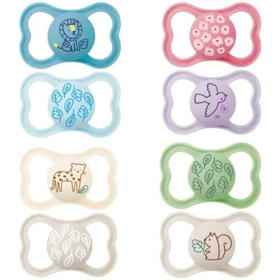 Afbeelding van MAM Supreme fopspeen 6+ maanden (2 stuks) willekeurige kleur zuigelingenspeen van ultradunne, zachte siliconen Ideale babyspeen voor een goede mondontwikkeling