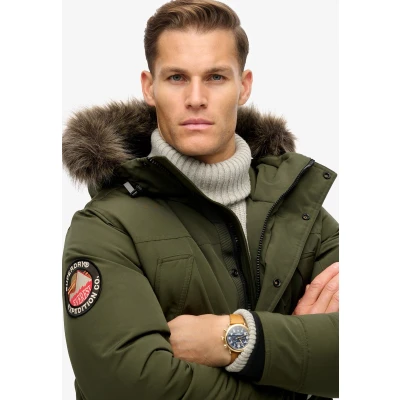 Afbeelding van Superdry Everest parka met imitatiebont Heren Gewatteerde jassen
