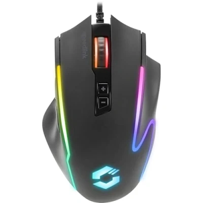 Afbeelding van Speedlink DECUS NX RGB Gaming Mouse, rubber black (Bedraad), Muis, Zwart