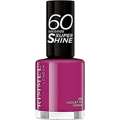 Afbeelding van Rimmel London 60 Seconds Super Shine Nagellak 336 Violet en Vogue 8 ml