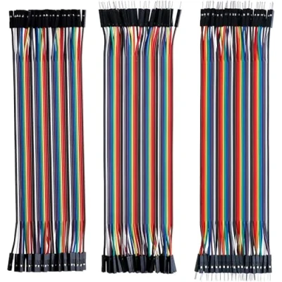 Afbeelding van MMOBIEL 120x Meerkleurige Dupont Jumper Kabels 40 pin M / F, M, F
