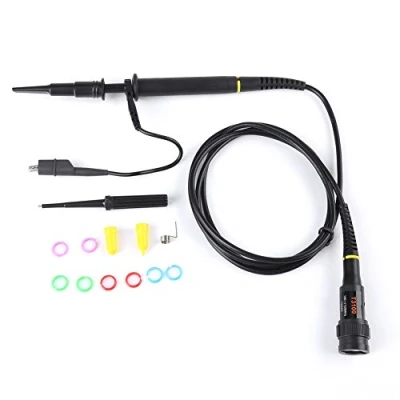 Afbeelding van 1 pièce T3100 100 MHz sonde à oscilloscope X100 haute tension flexible, Clip de passive avec kit d&#039;accessoires