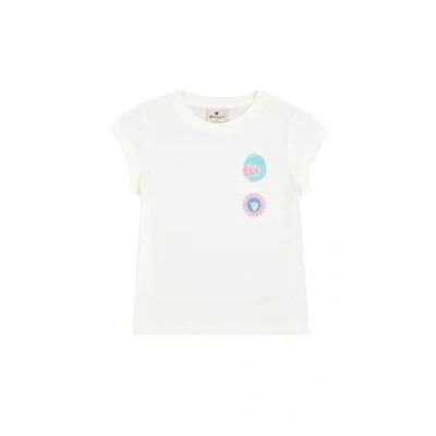 Afbeelding van Champion Graphic Crewneck Tshirt print voor kinderen, Maat: 102/107, White