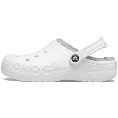 Afbeelding van Crocs Clog Baya Lined uniseks volwassene Klompen , Wit Light Grey 41/42 EU