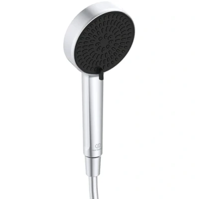 Afbeelding van Ideal standard alu handdouche met 2 straalsoorten 10cm silver bd580si