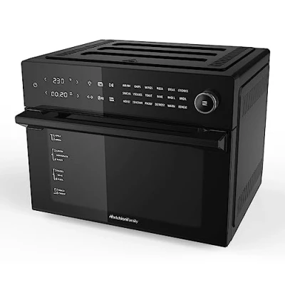 Afbeelding van Melchioni 118340032 friteuse Enkel 30 l Vrijstaand 1800 W Heteluchtfriteuse Zwart