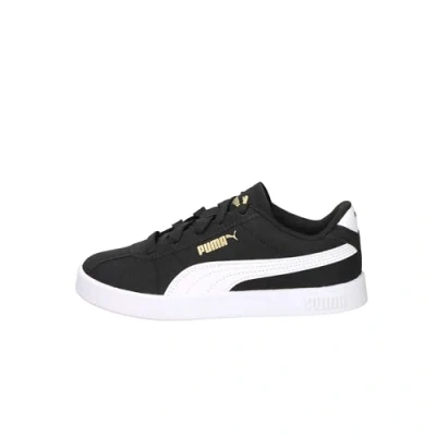 Afbeelding van PUMA Club II PS Sneaker, Zwart Wit Goud, 13 UK Kind, 32 EU