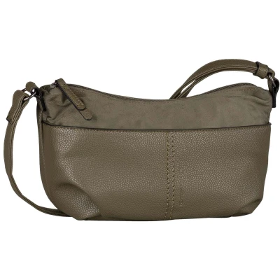 Afbeelding van TOM TAILOR schoudertas Miha Banana Bag Khaki olijfgroen