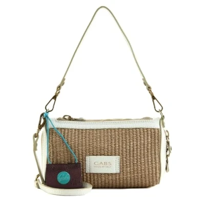 Afbeelding van Gabs Schoudertas Pepita Shoulder Bag White Beige